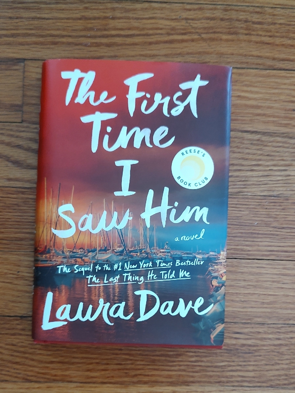 The First Time I Saw Him — Red Hardcover Novel